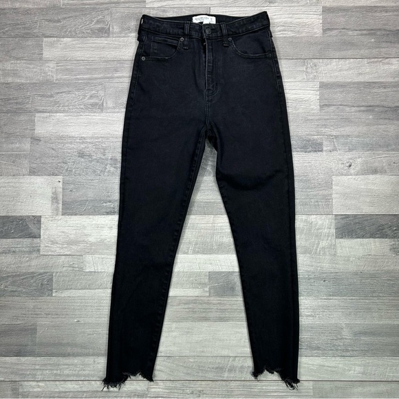 Abercrombie & Fitch Black Curve Love The Super Skinny Ankle High Rise Jeans - Picture 2 of 7